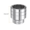 thumbnail image 2 of Unique Bargains 41mm 12 Point Shallow Socket 3/4' Drive Standard Metric Chromium Vanadium Steel, 2 of 5