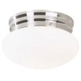 thumbnail image 1 of Lámpara de techo 360 Lighting con diseño de hongo, cúpula de 20 cm, acero cepillado, 1 of 2