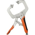 thumbnail image 5 of PET-U 2Pcs 11in Heavy Duty C Clamps Set Black & Orange for Woodworking Aligning Welding, 5 of 7