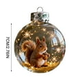 thumbnail image 2 of LmnLft 2026 Wildlife Wonders Crystal Ornament Collection, 3D Glass Animal Globe Christmas Decoration, Clear Plastic Balls with Sparkling Star Accents, Nature Inspired Hanging Ornament for Home Décor, 2 of 6