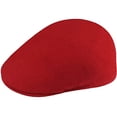 thumbnail image 2 of Kangol Men's Classic Wool 504 Cap, Our Most Iconic Shape, Red (Large), 2 of 4