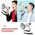 thumbnail image 3 of Raindrops Compact Megaphone Speaker Silver Loud Volume Cheering 1Pcs, 3 of 6