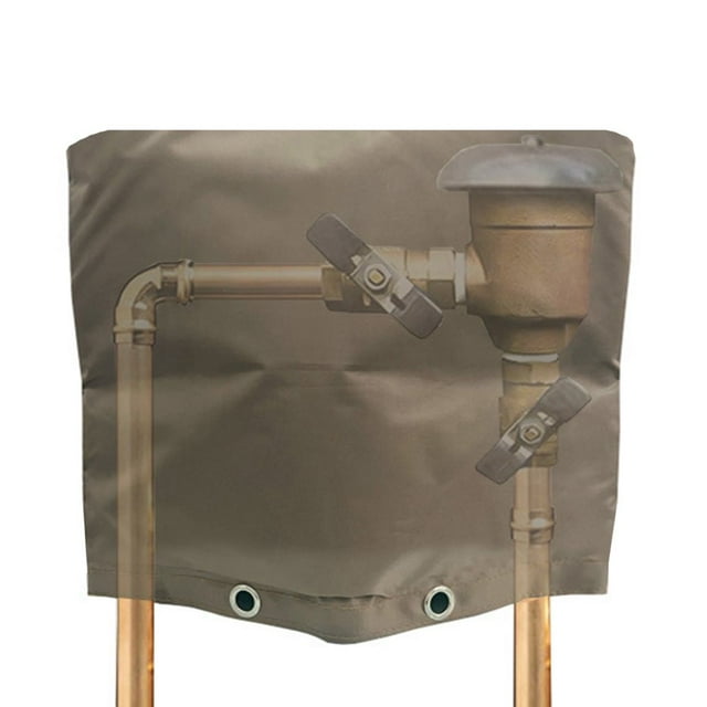 Backflow Preventer Insulation Cover Insulated Pouch for Winter Pipe Freeze Protection Irrigation Backflow Valve Waterproof Sprinkler Valve System Cover Pipe Insulation Bag for Outside