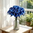 thumbnail image 4 of Artificial Calla Lily 35cm Soft Fake Flower Wedding Bouquet Decor 10pc, 4 of 7