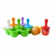 thumbnail image 1 of Moldes de silicona para paletas Yatlte, molde para hacer paletas de hielo con palitos de plástico de colores, molde para paletas y helado, para comida casera, moldes para paletas de helado para niños, 1 of 1