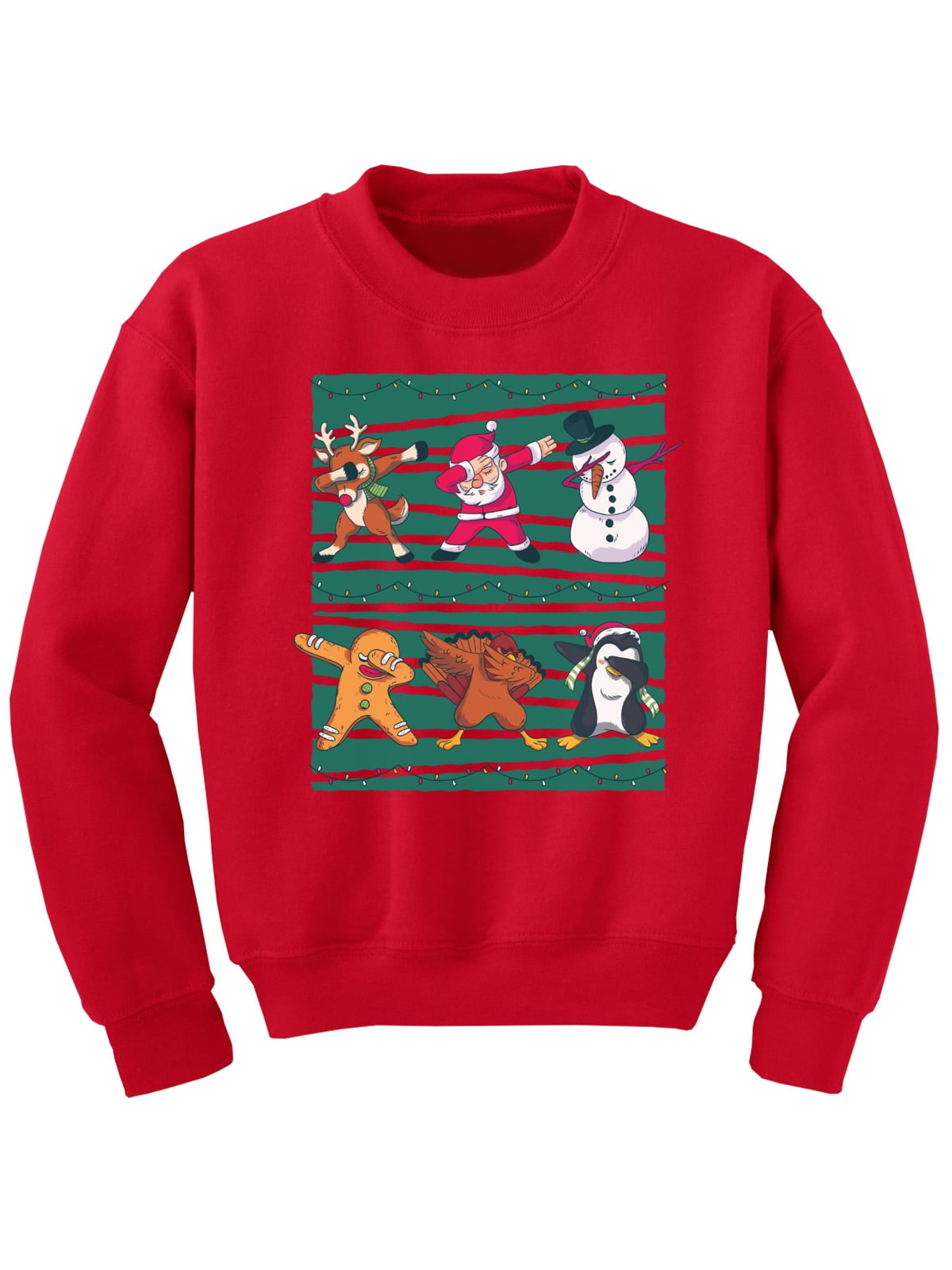Ugly Christmas Sweater Teen Boy/'s Reindeer Surprise Scarf Pullover Sweatshirt