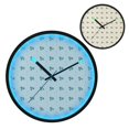 thumbnail image 2 of Indoor 12' Voice-Activated Luminous Decoration Wall Clock With LED Night Light Green Bows, 2 of 8