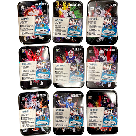 2023 NFL Championship Collection Tin - 1 QB Themed Tin at Random