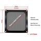 thumbnail image 4 of 10 Piezas Rejilla Filtro Ventilador Ordenador Cubierta una Prueba Polvo Aluminio Filtro Polvo para Ventilador Chasis de RefrigeracióN de PC Protector de Rejilla Ventilador de 90Mm, 4 of 5