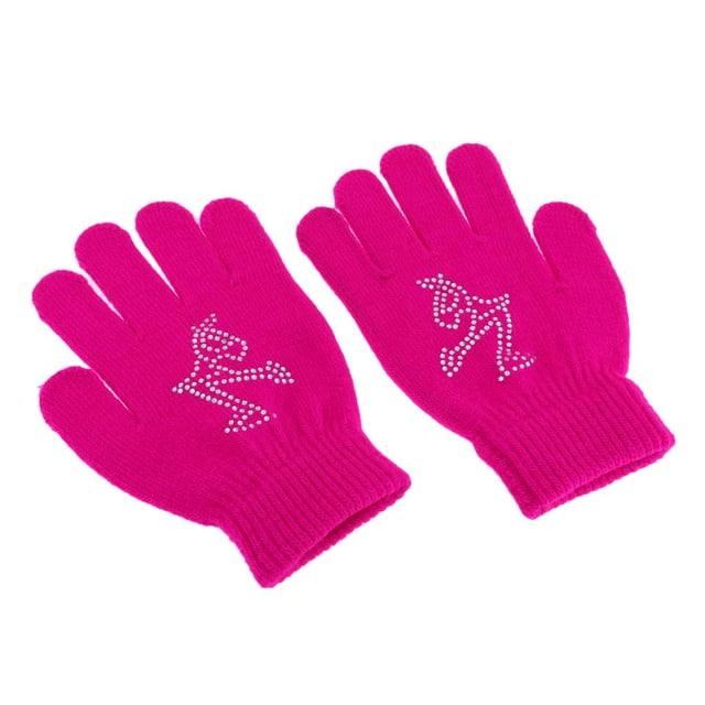 Guantes de invierno Cola con almohadilla para niños Guantes de punto