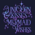 thumbnail image 3 of CafePress - UNICORN KISSES And MERMAID WISHES Sweatshirt - Zip Hoodie, Classic Hooded Sweatshirt with Metal Zipper, 3 of 4