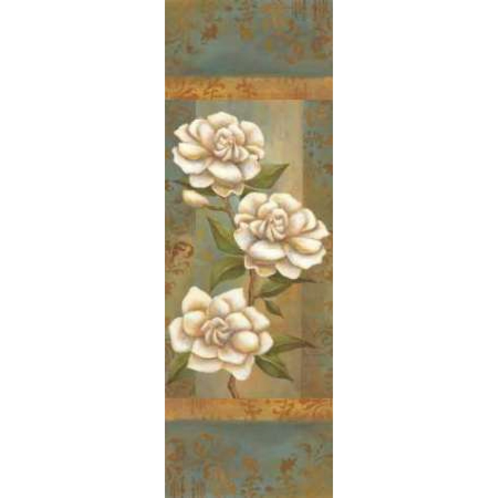 Magnolia Trio II Canvas Art - Ella Belamar (10 x 20)