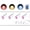 White RGB, variant on GU10 16-Color RGB Track Lighting Kit, 4-PACK Colour-Changing Spotlights with 3.28FT H-Rail, IR Remote RGB Track Lights for Living Room, Home Parties, Nightclubs, Bars