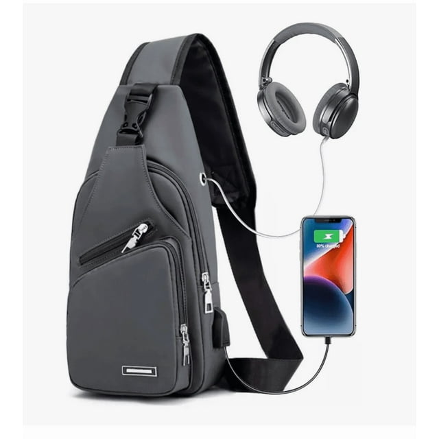 Xtellar Bolso Bandolera Impermeable Para Hombre, Bolso Bandolera Mul