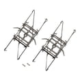 thumbnail image 2 of Modelo de arco de pantógrafo de brazo 1/87, modificación DIY resistente, pieza de antena de tracción eléctrica, accesorios de modelo de tren para 2 piezas, 2 of 8