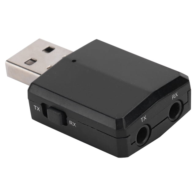 Receptor Transmisor Material ABS Estructura Ligera Y Compacta Bluetooth5.0 Receptor De Audio Transmisor Para Tabletas Teléfonos