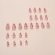 thumbnail image 4 of Press on Nails GUAACCB Red Heart Medium Almendra, 24 unidades, 4 of 7