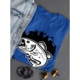 thumbnail image 3 of Walleye Fishing T-Shirt Women -SPIdeals Designs, Female Medium, 3 of 4
