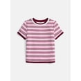 thumbnail image 2 of Weekend Academy Girls Layered Tee with Short Sleeves, Sizes 4-18, 2 of 2
