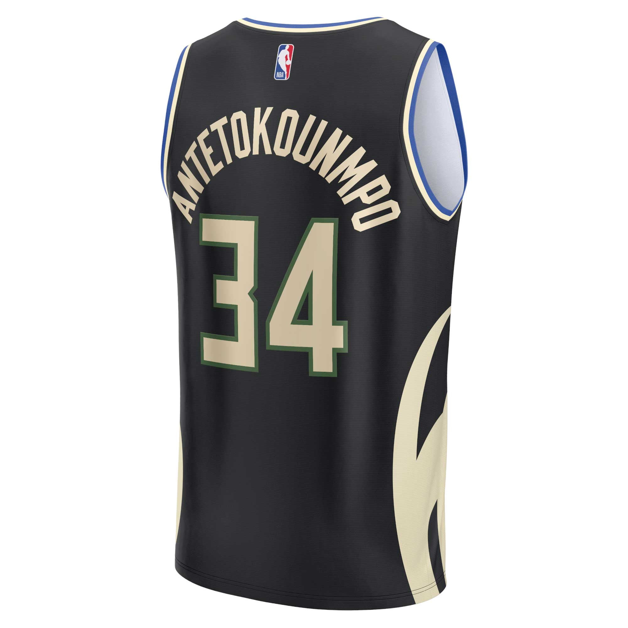 milwaukee bucks black uniform