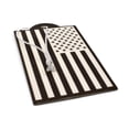 thumbnail image 2 of Elektroplate Automotive Air Fresheners Inverted Black and White American Flag New Car Scent 6-Pack, 2 of 6