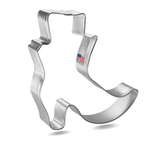 Witch Shoe Cookie Cutter 3.75 in B1635 - Foose Cookie Cutters - US Tin Plated Steel