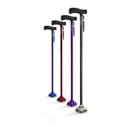 [2 Pack]- HurryCane Freedom Edition Folding Cane with T Handle, Black
