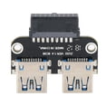 thumbnail image 1 of Adaptador USB3.0 A USB Hembra Adaptador De Extensión USB Interfaz USB Integrada De 20 Pines A USB Hembra Para Ordenador PC, 1 of 8