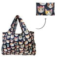 thumbnail image 6 of Wrapables Eco-Friendly Large Nylon Reusable Shopping Bag, Crazy Cats, 6 of 11
