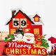 thumbnail image 2 of Calendario navideño para cafetería de fiestas, adornos con lema navideño, Papá Noel, reno, feliz, como se muestra, 2 of 5