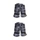 thumbnail image 3 of Minnieouse Guantes para niños Guantes de esquí a prueba de viento Cálido Moda Camuflaje Snowboard Guante universal con hebilla para deportes al Gris 2piezas, 3 of 6