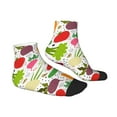 thumbnail image 3 of Bingfone Cartoon Vegetables Design Patterned Men'S Women'S Casual Cotton Socks, 3 of 9