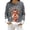 Grey, variant on Festive Print Cozy Flannel Pullover Sweater For Casual Long Sleeve Crewneck Holiday Top Soft Warm Winter Knitwear
