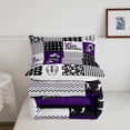 thumbnail image 4 of Erosebridal Football Bedding Full Size,Football Player Comforter Sets for Teens Adult,Ball Game Patchwork Quilt for Gift,Geometry Eat Sleep Football Artwork Inner Fill with 2 Pillowcases Soft, 4 of 6