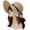 4.3 Inches-khaki, variant on Women's Wide Brim hat Sun Protection Straw Hat Floppy Foldable roll up hat Summer UV Protection Beach Hats UPF 50+