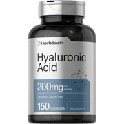 Horbaach Hyaluronic Acid 200 mg 150 Capsules | Non-GMO & Gluten Free Supplement