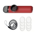 thumbnail image 2 of shamjina Kazoo Musical Accompaniment Adjustable Tone for Children Music Lovers Adults Red, 2 of 8