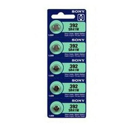 1.55v Button - Sony 392/384 - SR41SW Silver Oxide Button Battery 1.55V - 2 Pack + 30% Off!