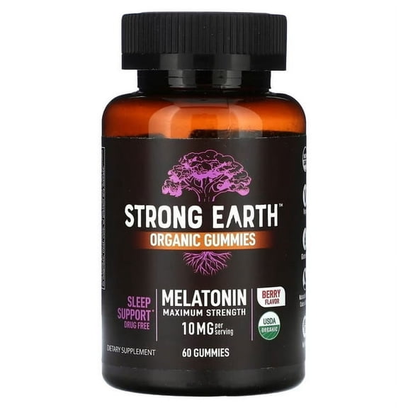 YumVs Melatonin Gummies, Max Strength, Berry, 60 Gummies (5 mg per Gummy)