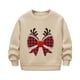 thumbnail image 2 of Cowsor Girls Sweatshirts Kids Cute Graphic Crewneck Pullover Tops Xmas Long Sleeve Holiday Shirts, 2 of 5