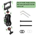 thumbnail image 2 of Dash Cam Mount, Aluminum Rearview Mirror Bracket Installation Kit, for Rove R2-4K, R2-4K PRO and R2-4K Dual Car Dash Cams, 2 of 7