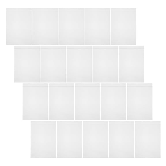 WRITWAA  Clear Plastic Sealable Bags for Small Business 100Pcs