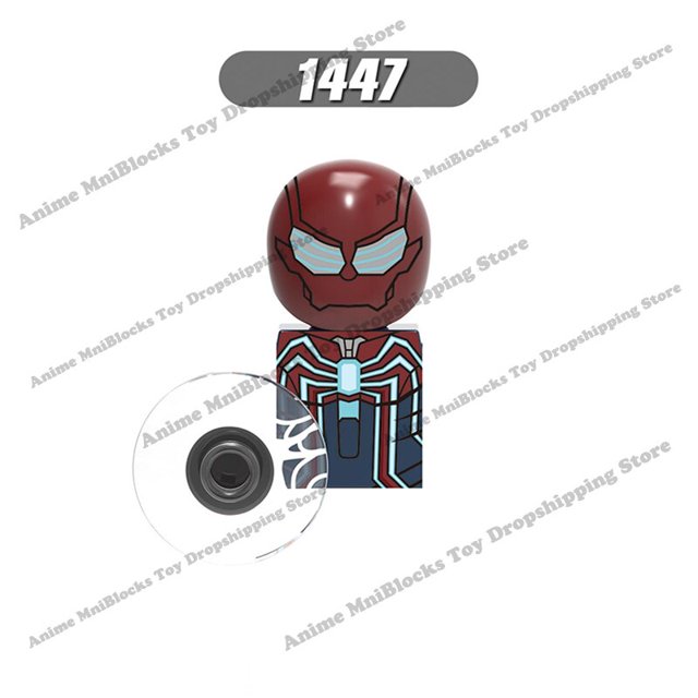 Bloques de construcción de dibujos animados de Disney para niños, mini figuras de acción, juguetes de montaje, regalos para niños, X0280, X0282 qym unisex