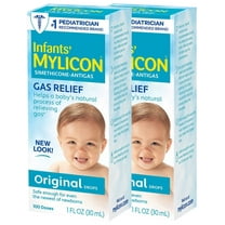 2 Pack - Mylicon Infant Drops Anti-Gas Relief, Original Formula, 120 Doses Each