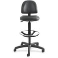 thumbnail image 7 of Safco Fabric Swivel and Adjustable Footring Drafting Chair, Black, 7 of 7