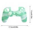 thumbnail image 4 of PS4 Controller Skin Grip Cover Case Set Protector de silicona suave Gel Goma Shell Antideslizante Thumb Stick Caps para Playstation 4 Controller Gaming Gamepad Adepaton 2033315-21, 4 of 9