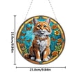 thumbnail image 3 of Adornos Pintura Cristal Gato Perro Doble Cara para Manualidades DIY, 3 of 9
