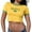 A-OTHER476, variant on XIAONU Summer Women's Brasil-Printed Cropped T-Shirt Crew-Neck Short-Sleeve Casual Everyday Tee