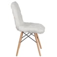 thumbnail image 3 of Shaggy Dog Hot Pink Accent Chair, 3 of 9
