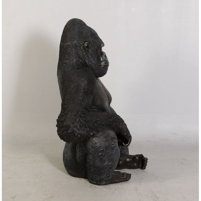 Ape Life-Size Gorilla Sculpture Replica Statue